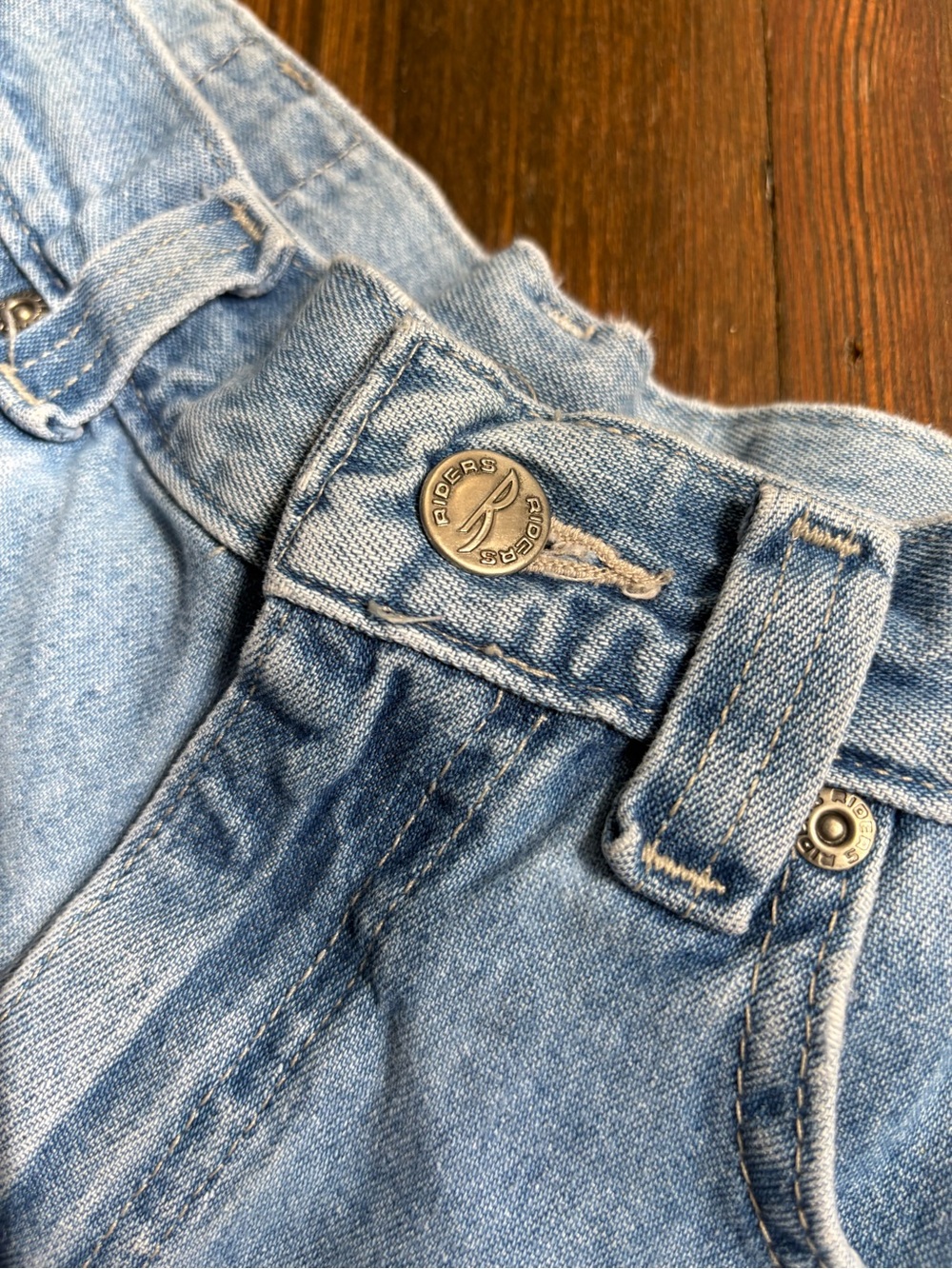 Vintage Riders by Lee Blue Denim Shorts - Picture 3 of 10